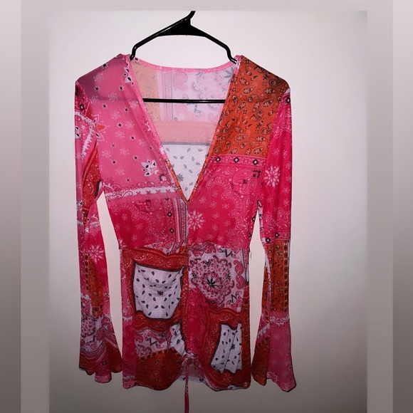 Pink see through dress - Picture 4 of 4